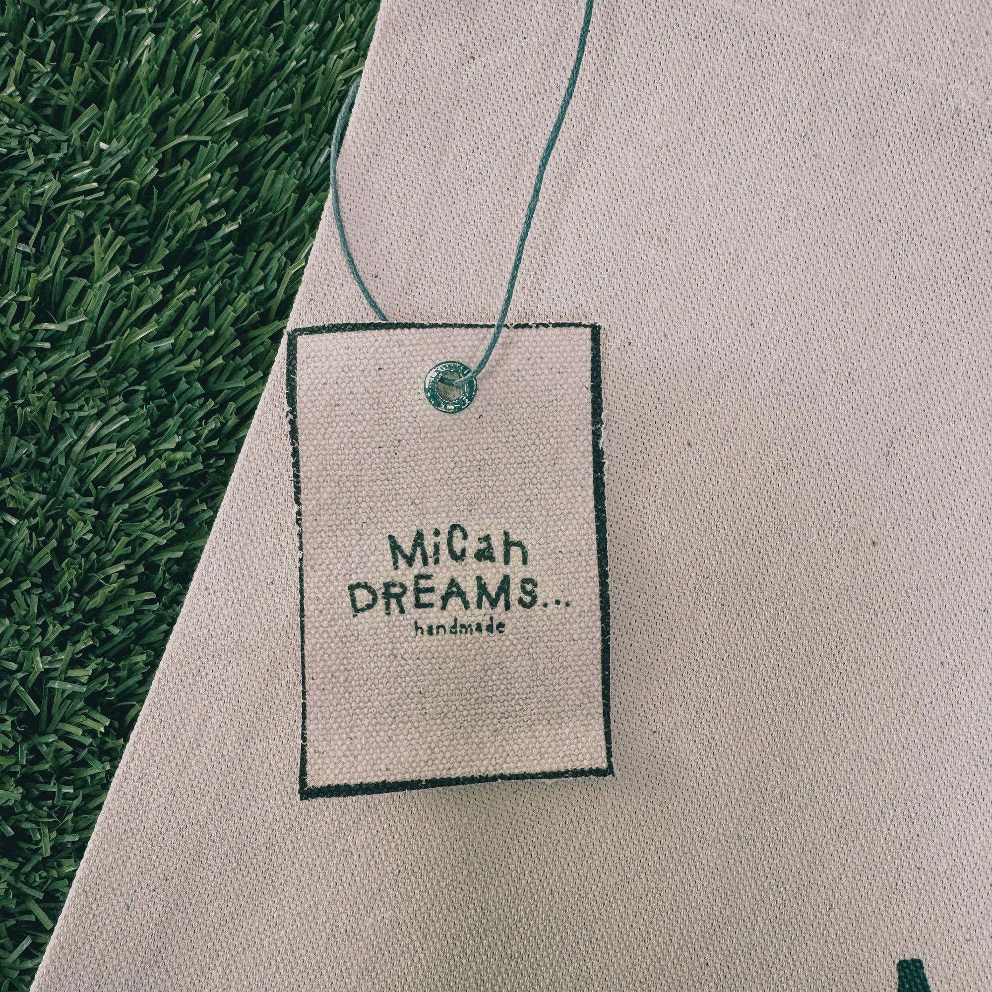 Micah Dreams... 15" Canvas Tote Bag