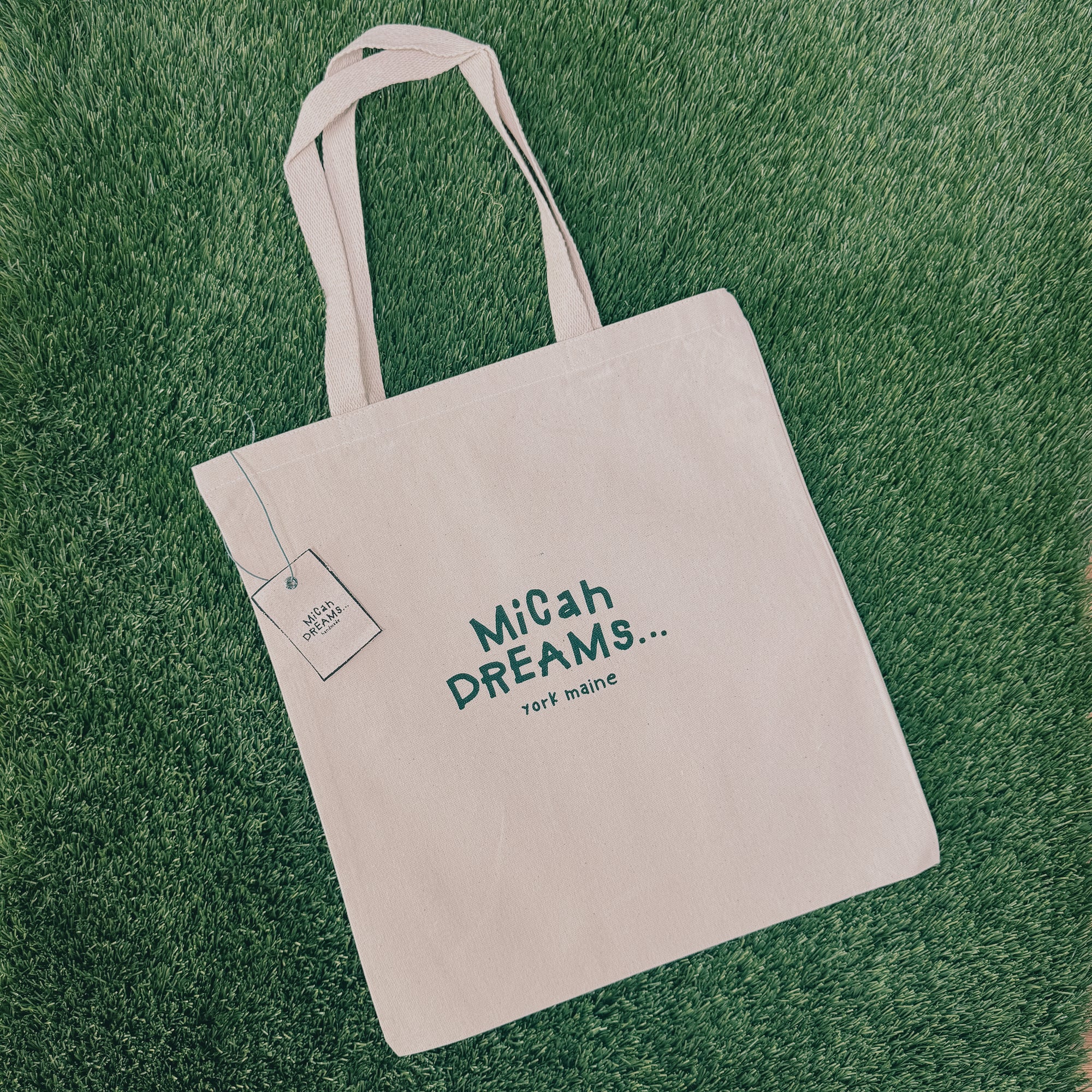 Micah Dreams... 15" Canvas Tote Bag