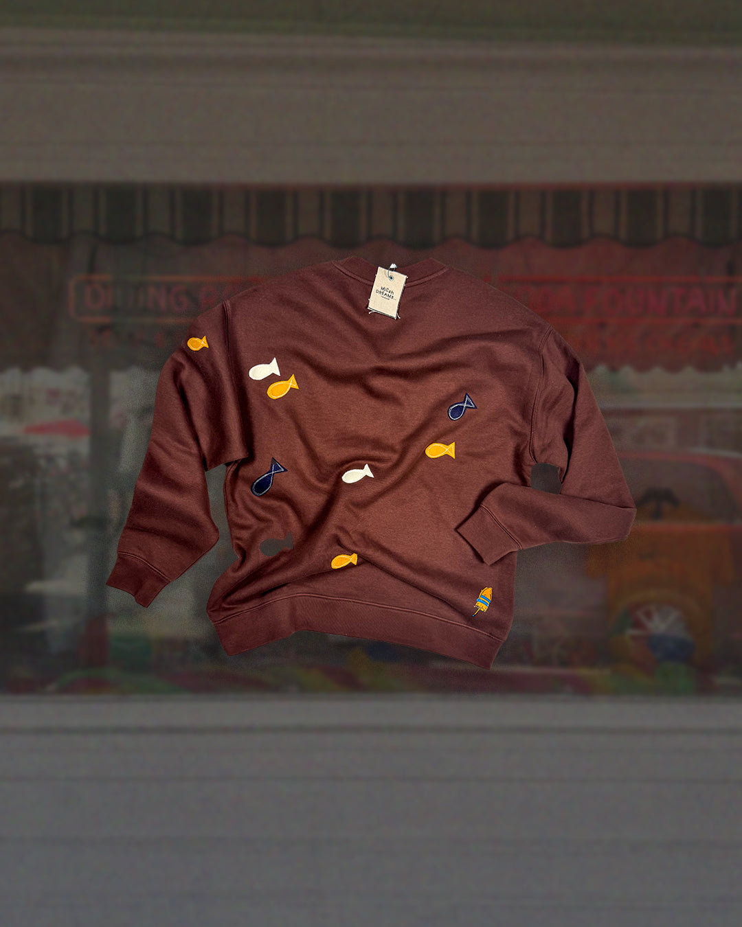 Maine Fishing Crewneck