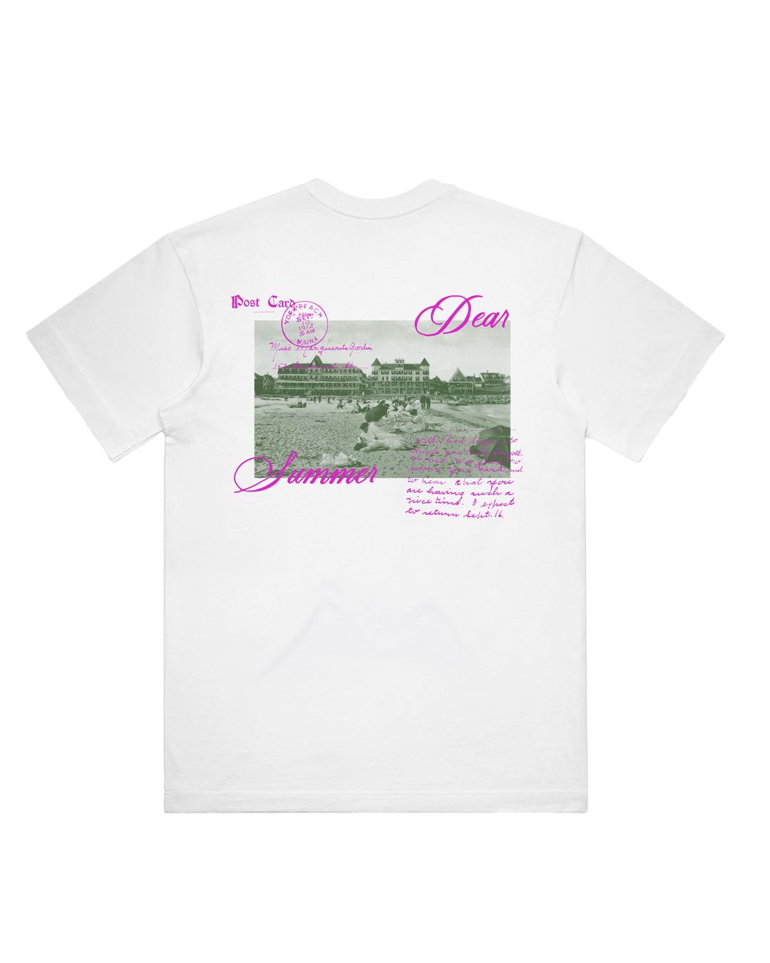 Dear Summer Boxy Tee (White)
