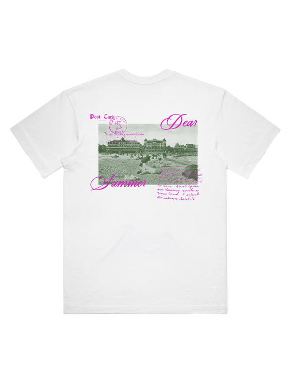 Dear Summer Boxy Tee (White)