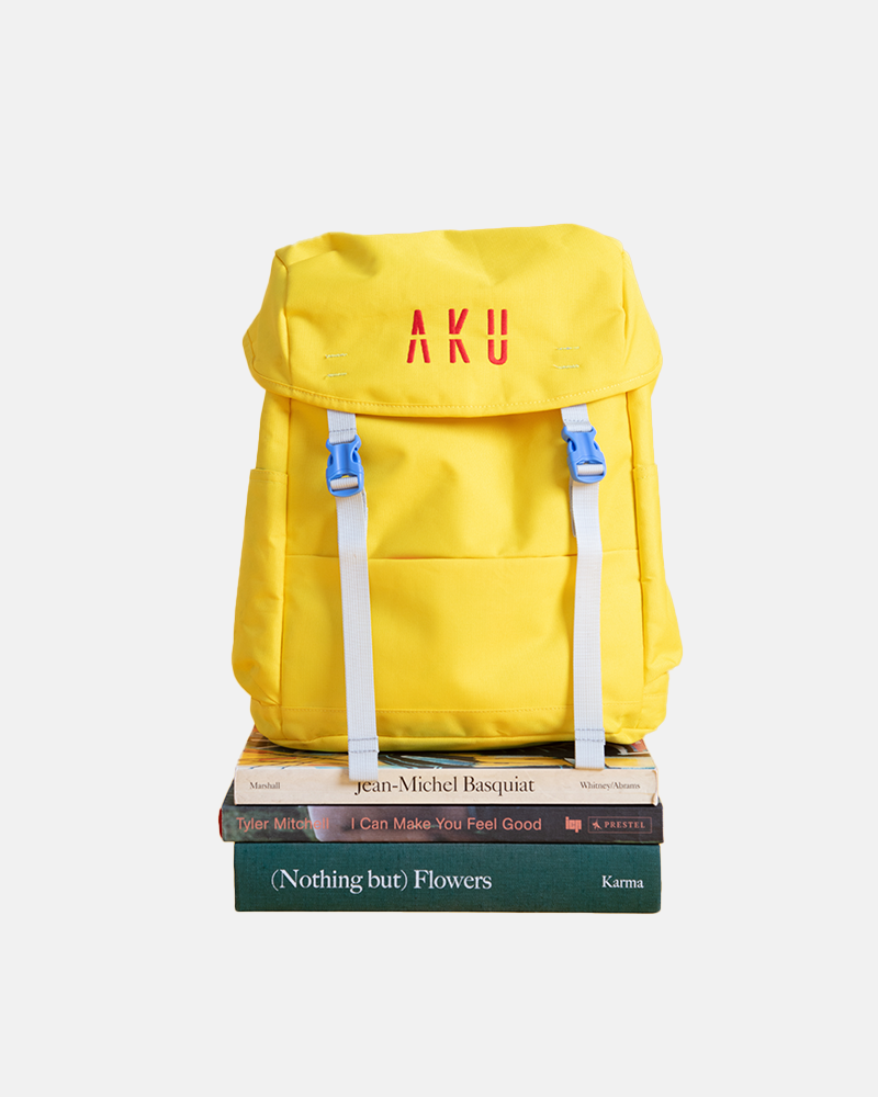 Aku's Yellow Backpack